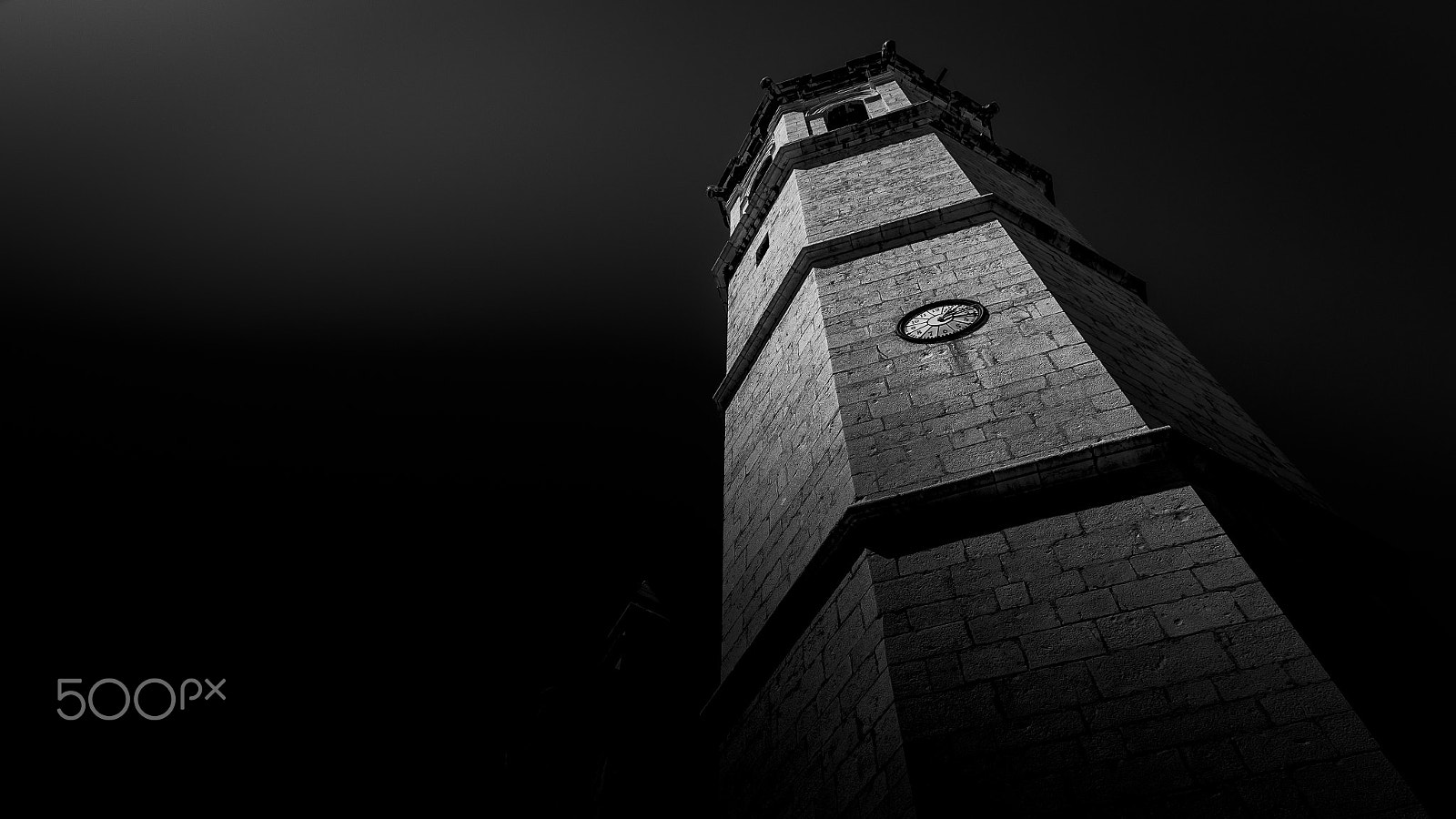 Nikon D5100 + Sigma 17-70mm F2.8-4 DC Macro OS HSM | C sample photo. Church tower (b/w) photography