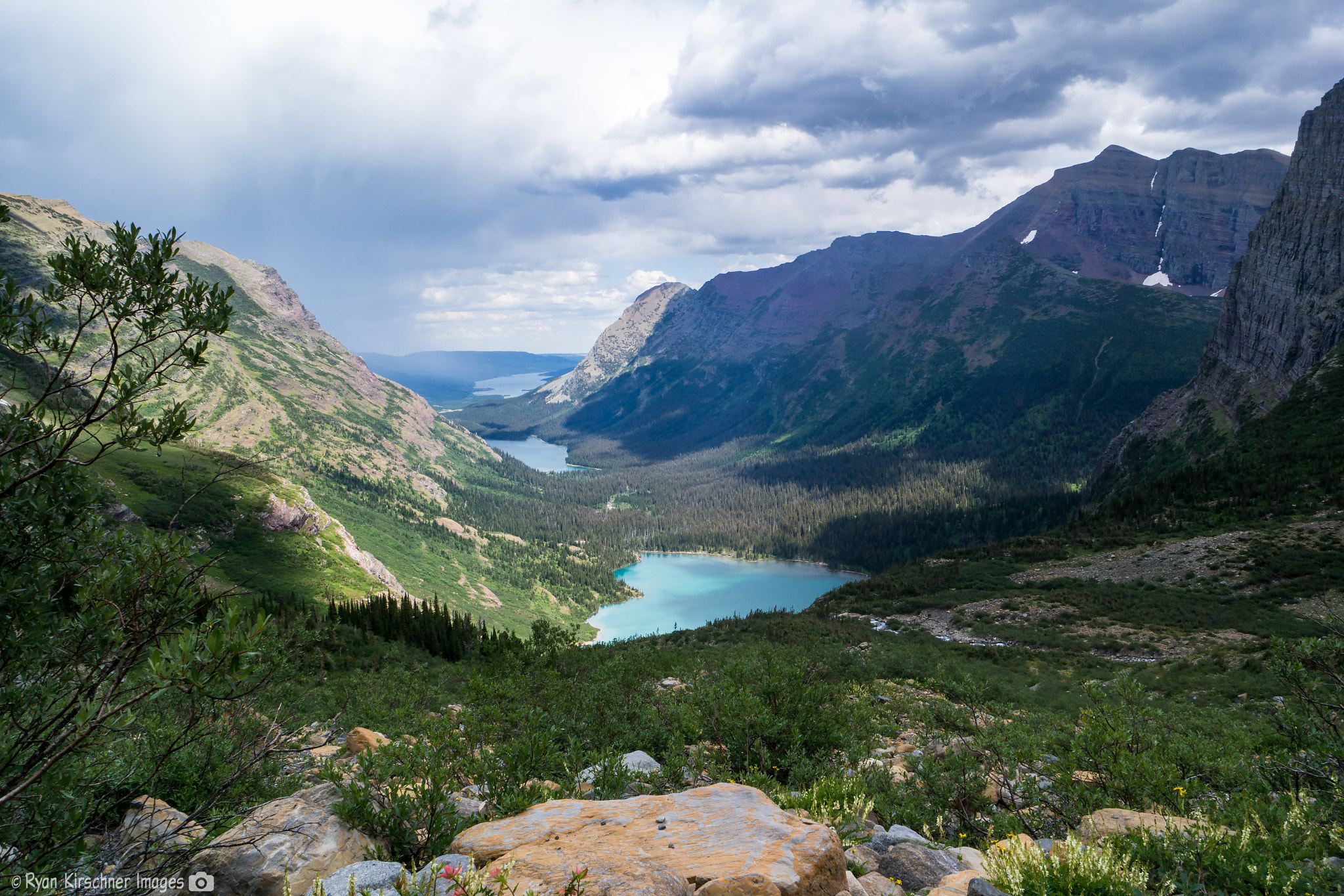 Samsung NX300 sample photo. View from the grinnell glacier trail photography