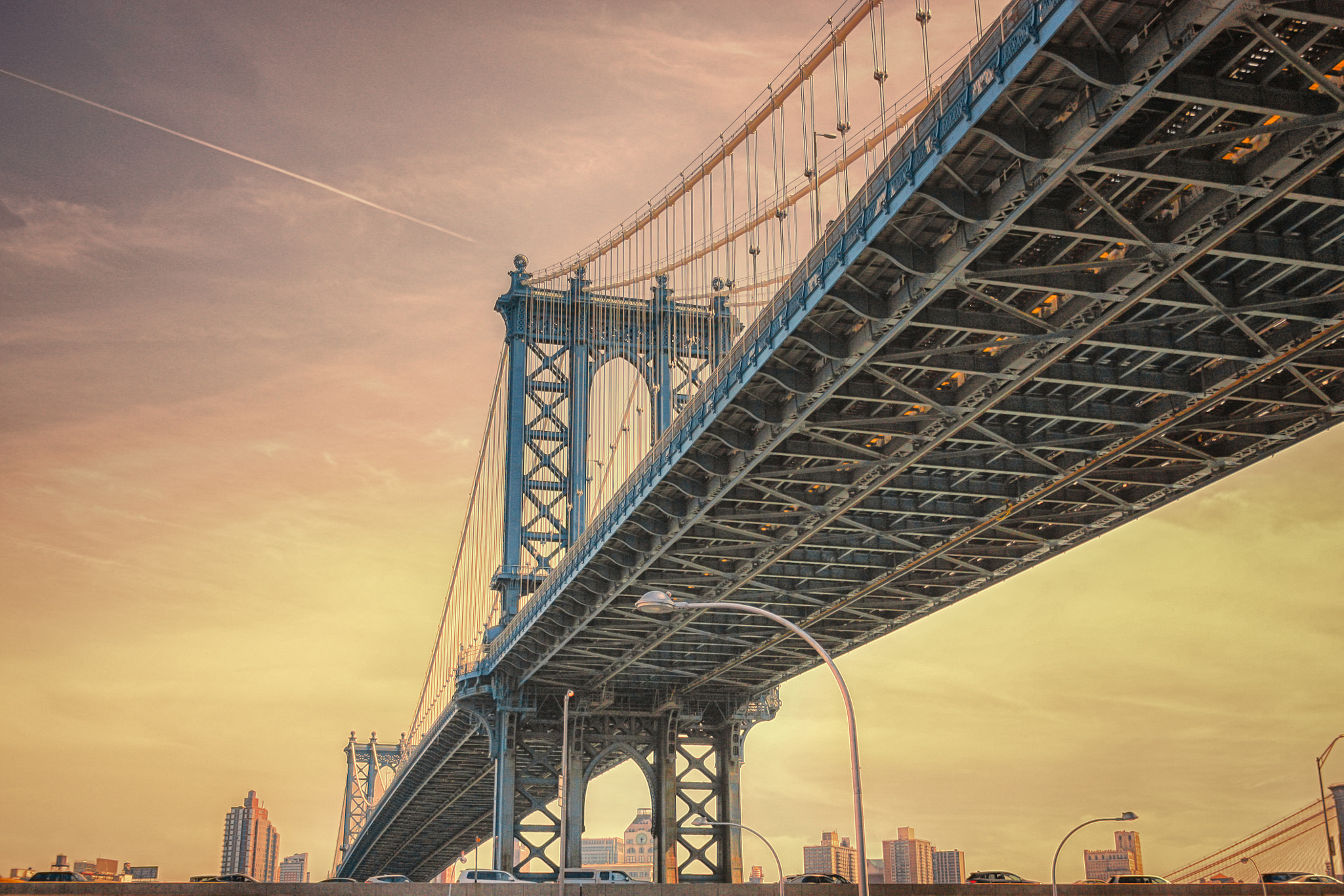Canon EF-S 18-55mm F3.5-5.6 sample photo. Manhattan bridge photography
