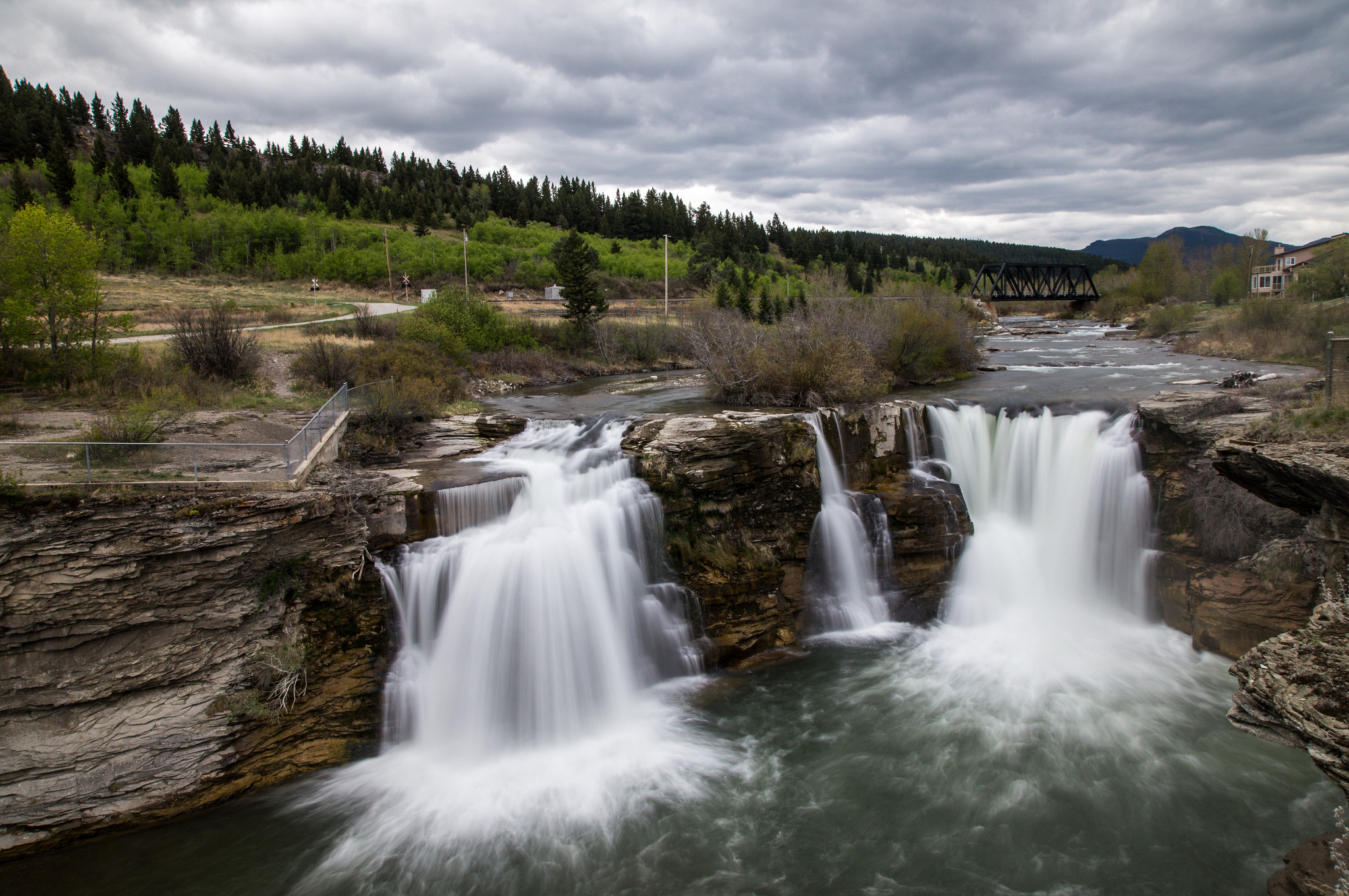 Sony SLT-A57 sample photo. Lundbreck falls in alberta, canada photography