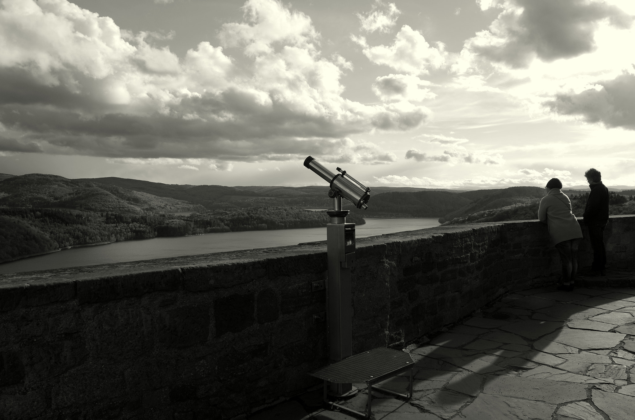 Pentax K-5 II sample photo. Aussicht vom schloss waldeck photography