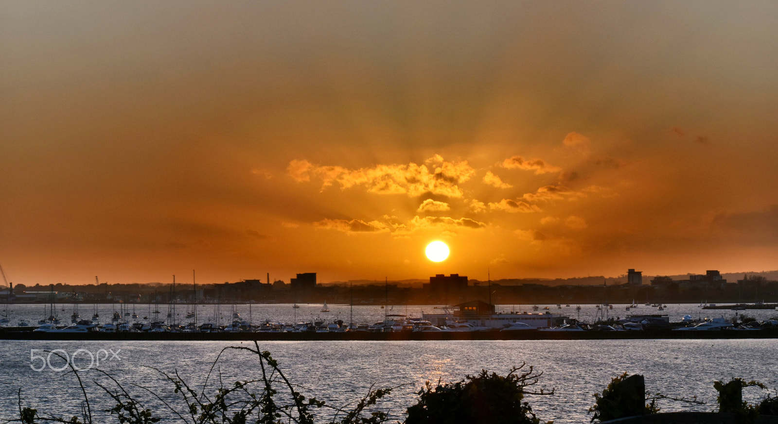 Sigma 70-300mm F4-5.6 APO DG Macro sample photo. Fire in the sky photography