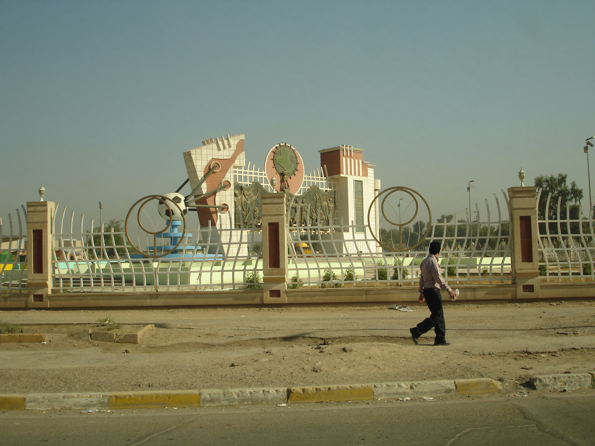 Sony DSC-W7 sample photo. Football in baghdad photography