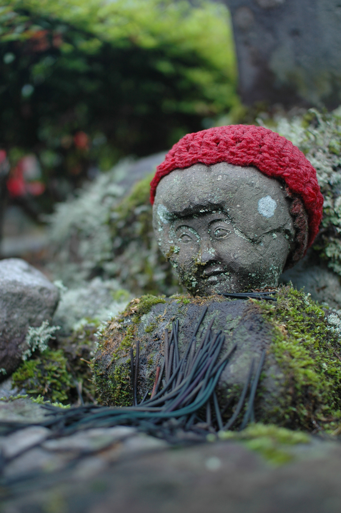 Nikon D70 + Sigma 30mm F1.4 EX DC HSM sample photo. Jizō head--at nikkō photography