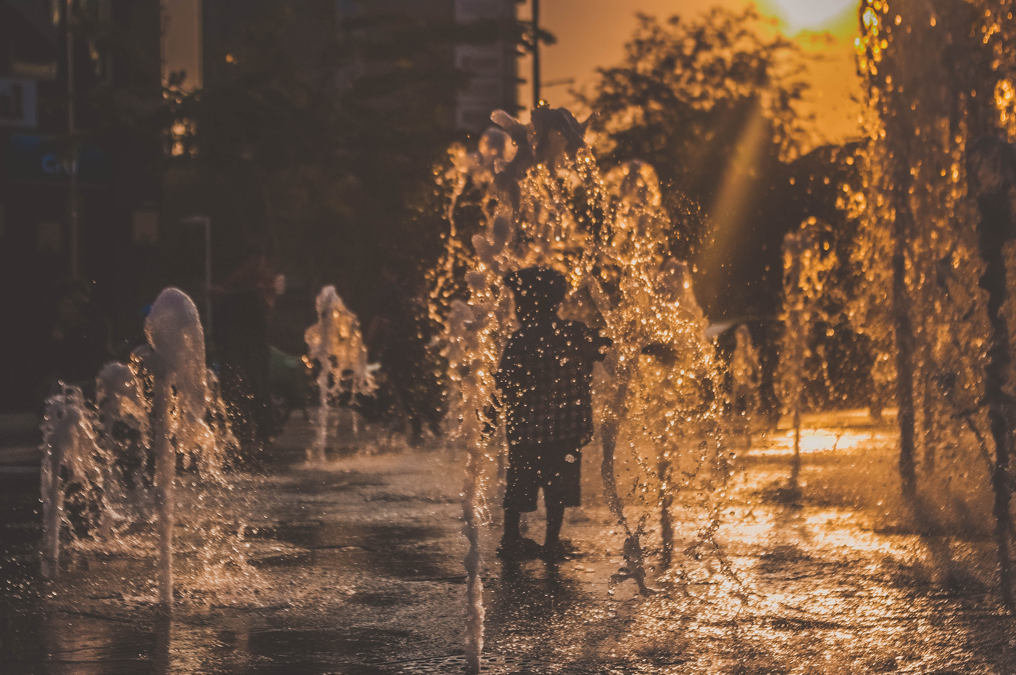Pentax K-x sample photo. The water dance photography