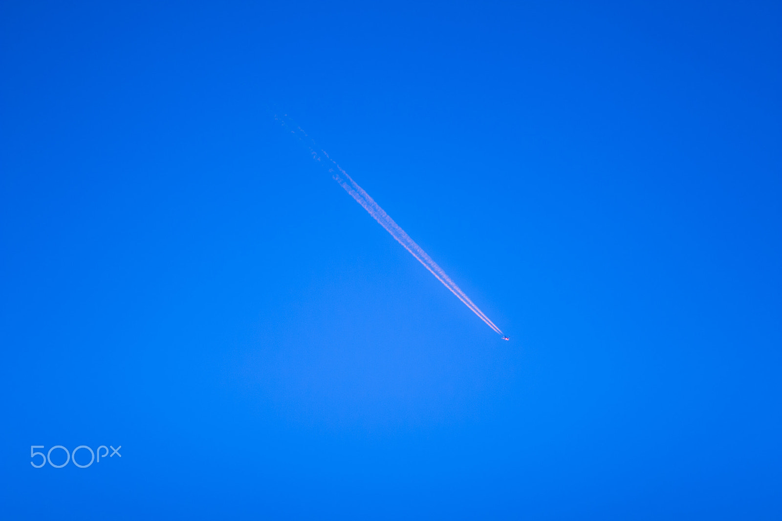 Canon EOS 30D + Canon EF 135mm F2L USM sample photo. The cloudless sky aircraft photography