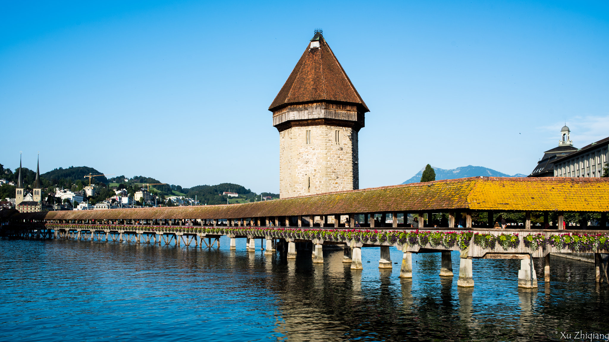 Nikon D750 + AF-S Nikkor 35mm f/1.8G sample photo. Chapel bridge photography