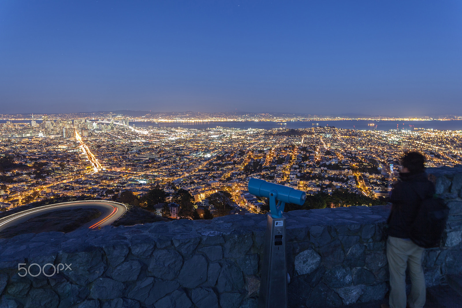 Canon EOS 5D Mark II + Canon TS-E 24.0mm f/3.5 L II sample photo. The san francisco bay, the city at night,旧金山夜景 photography