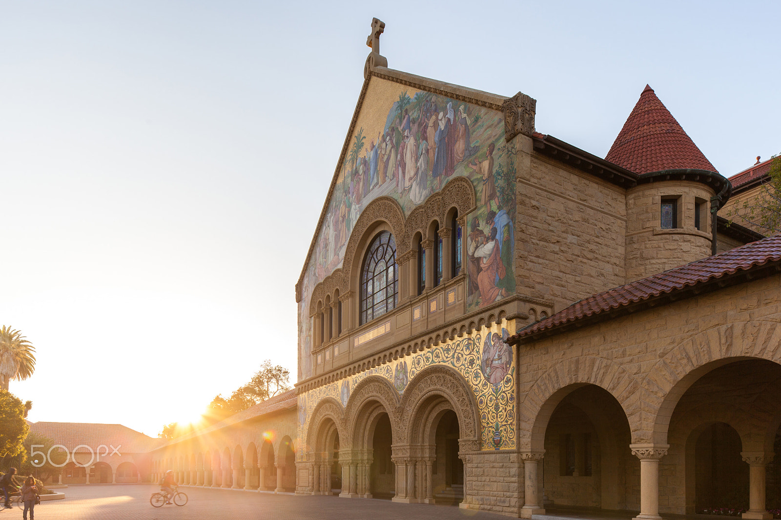 Canon TS-E 24.0mm f/3.5 L II sample photo. Stanford university sunrise photography