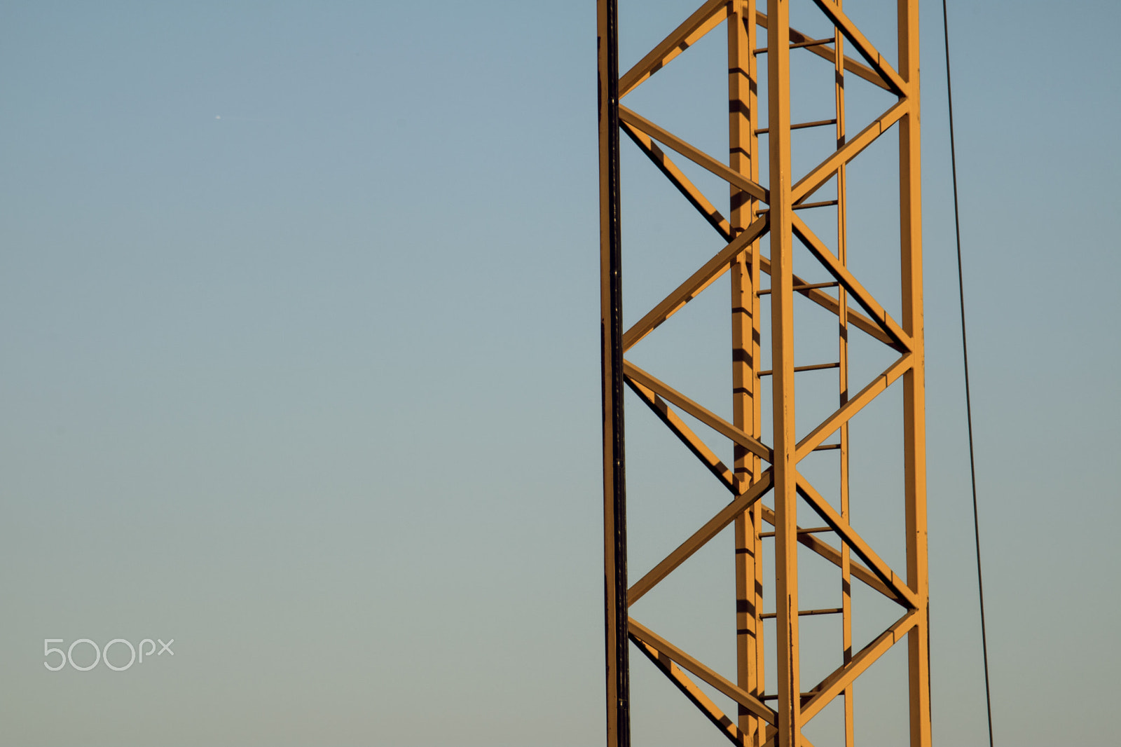 Canon EF 55-200mm F4.5-5.6 II USM sample photo. Crane photography