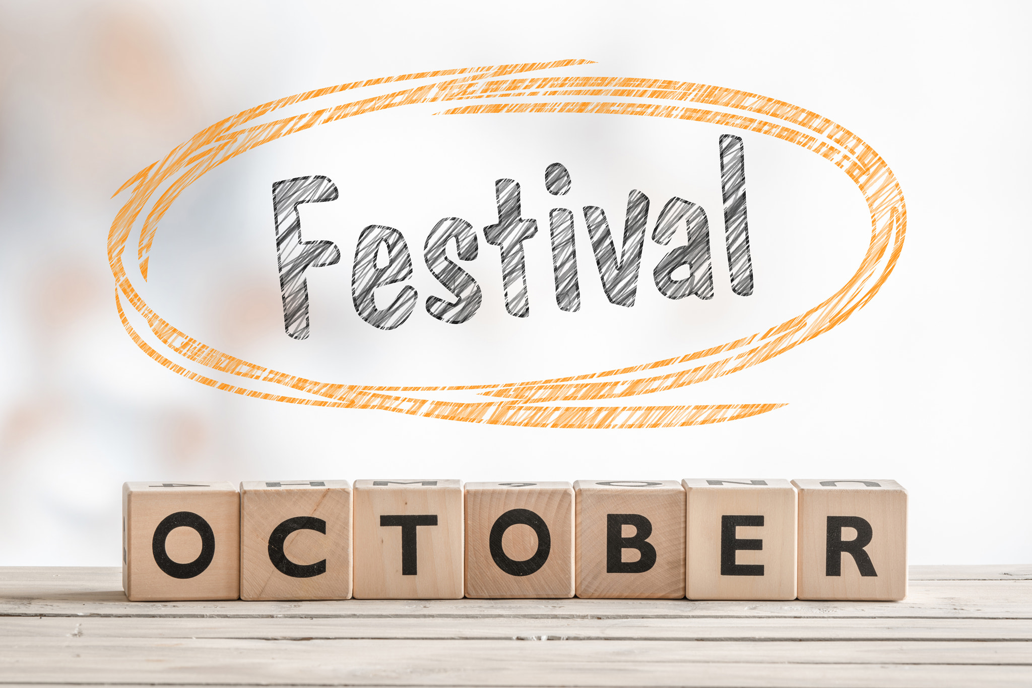 Sony 70-400mm F4-5.6 G SSM II sample photo. October festival sign made of wood photography