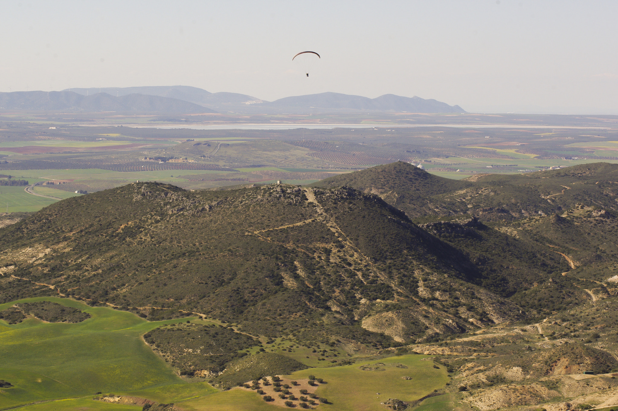 Pentax K-x + Tamron AF 70-300mm F4-5.6 Di LD Macro sample photo. Paragliding_2. wonderful experience photography