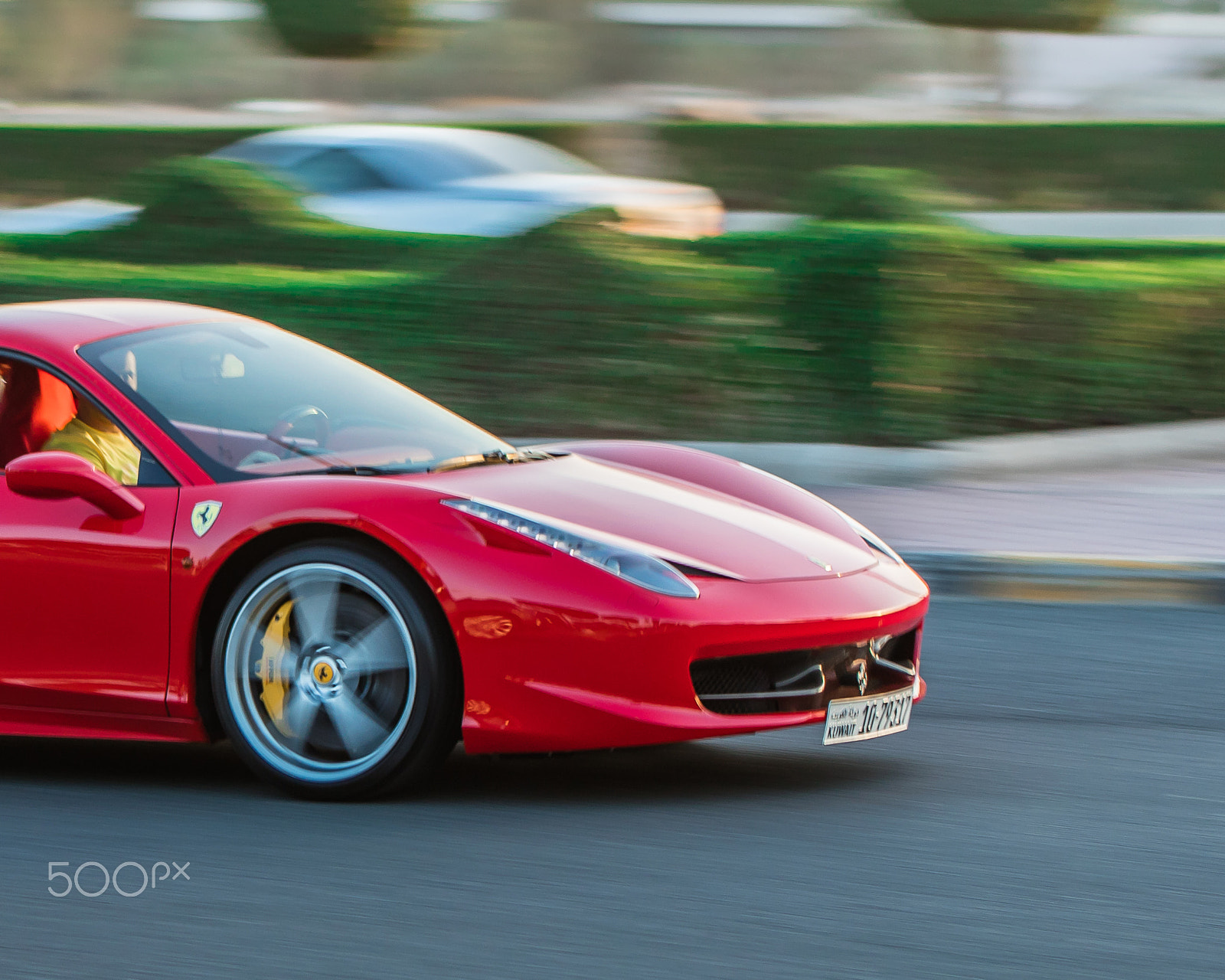 Canon EOS 5DS + Sigma 70-200mm F2.8 EX DG OS HSM sample photo. Red ferrari photography