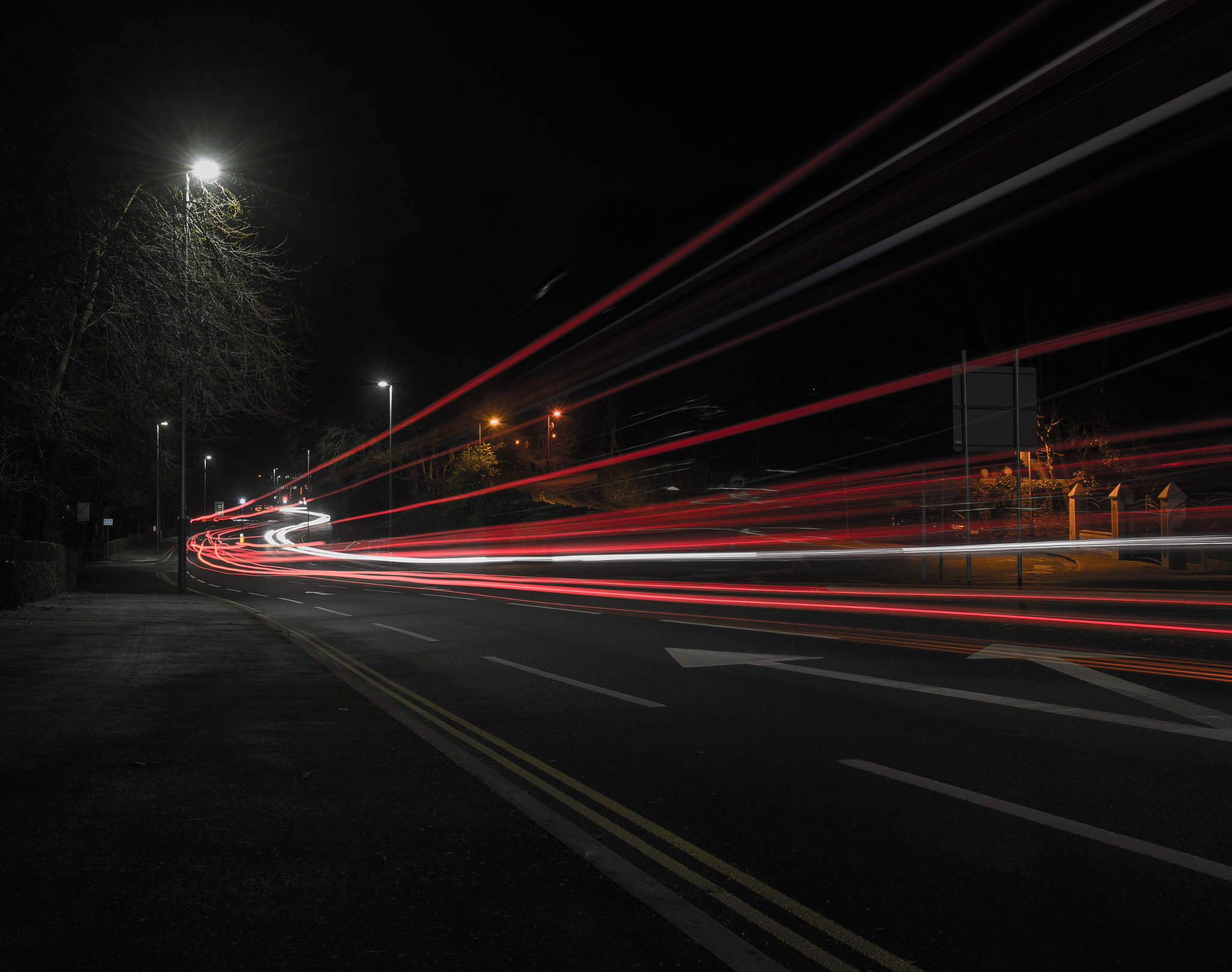AF Zoom-Nikkor 28-80mm f/3.3-5.6G sample photo. Light trails photography