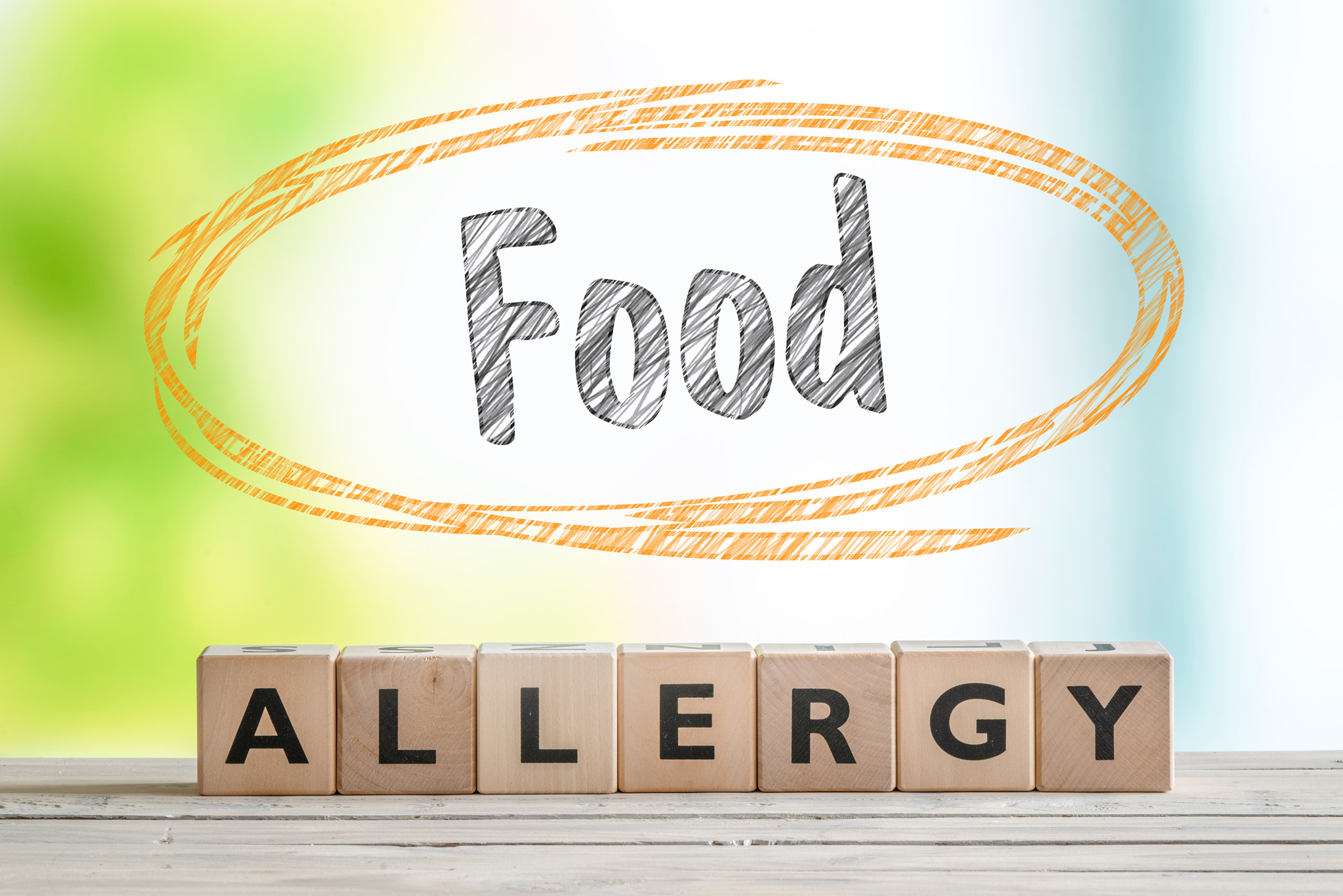 Sony 70-400mm F4-5.6 G SSM II sample photo. Food allergy sign on a table photography