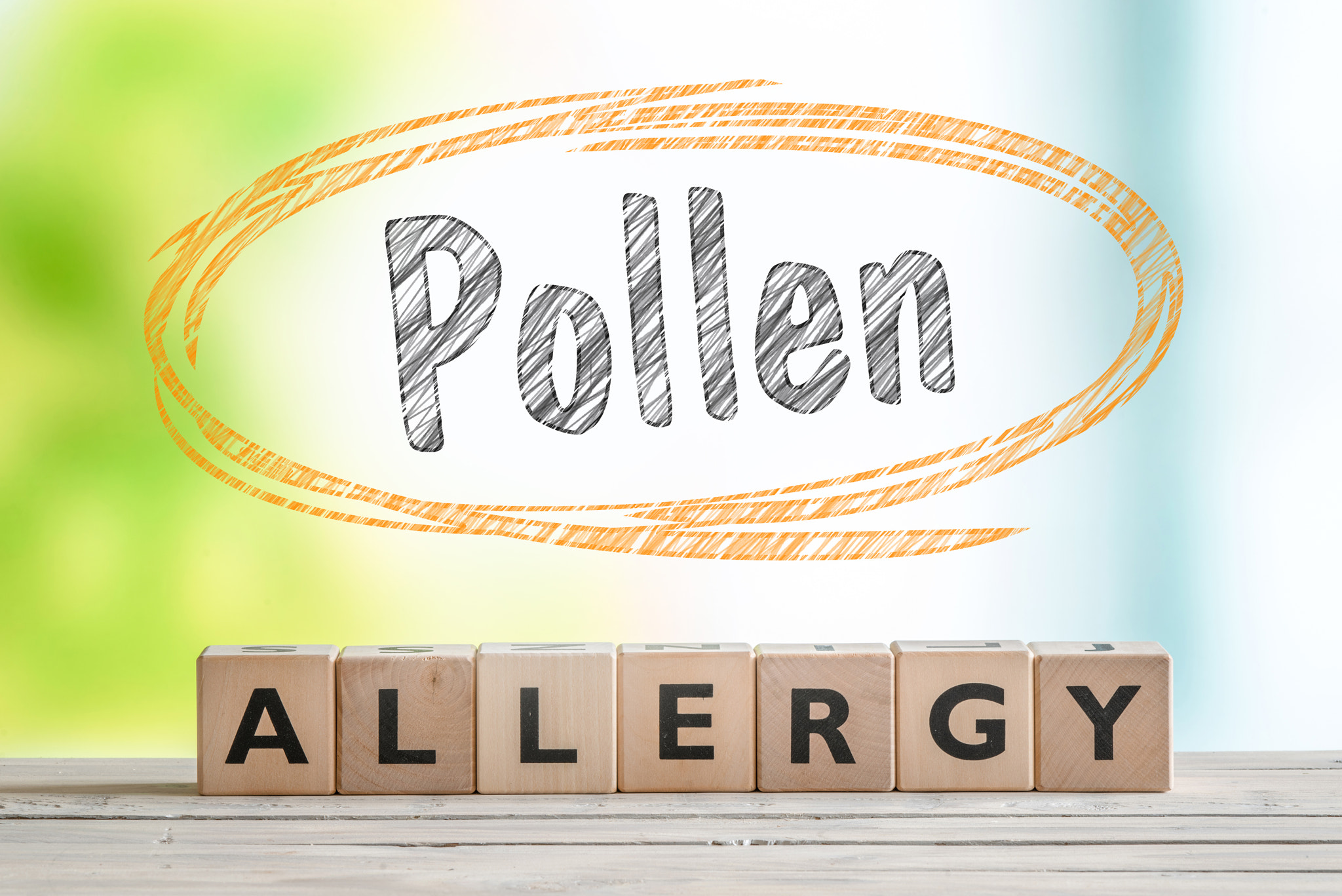 Sony 70-400mm F4-5.6 G SSM II sample photo. Pollen allergy headline with a wooden sign photography
