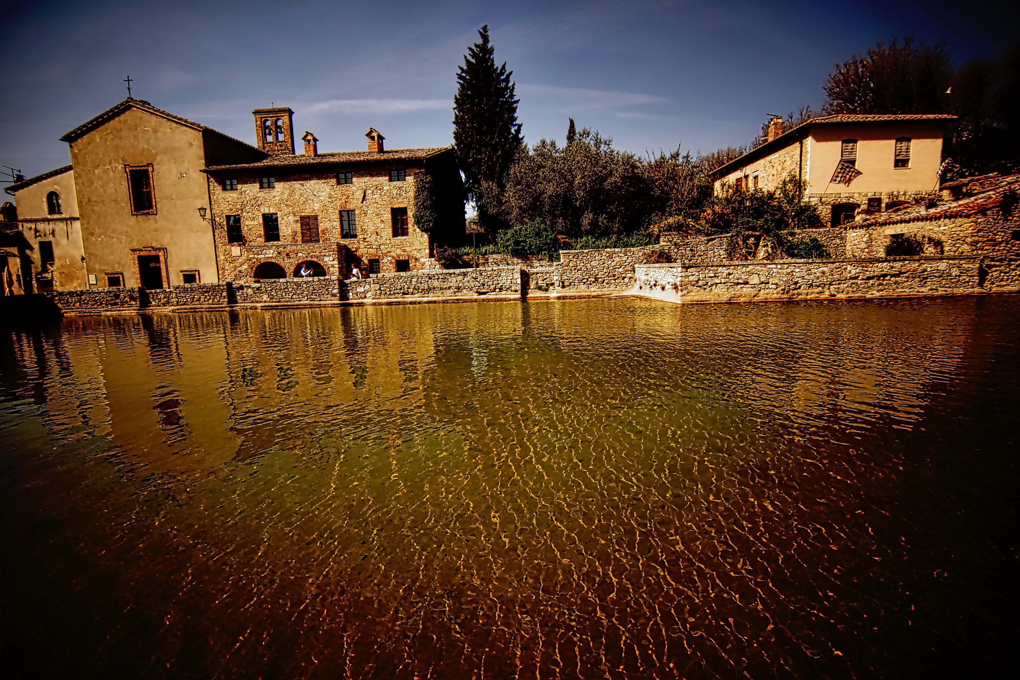 Sony SLT-A65 (SLT-A65V) + 20mm F2.8 sample photo. Bagno vignoni photography