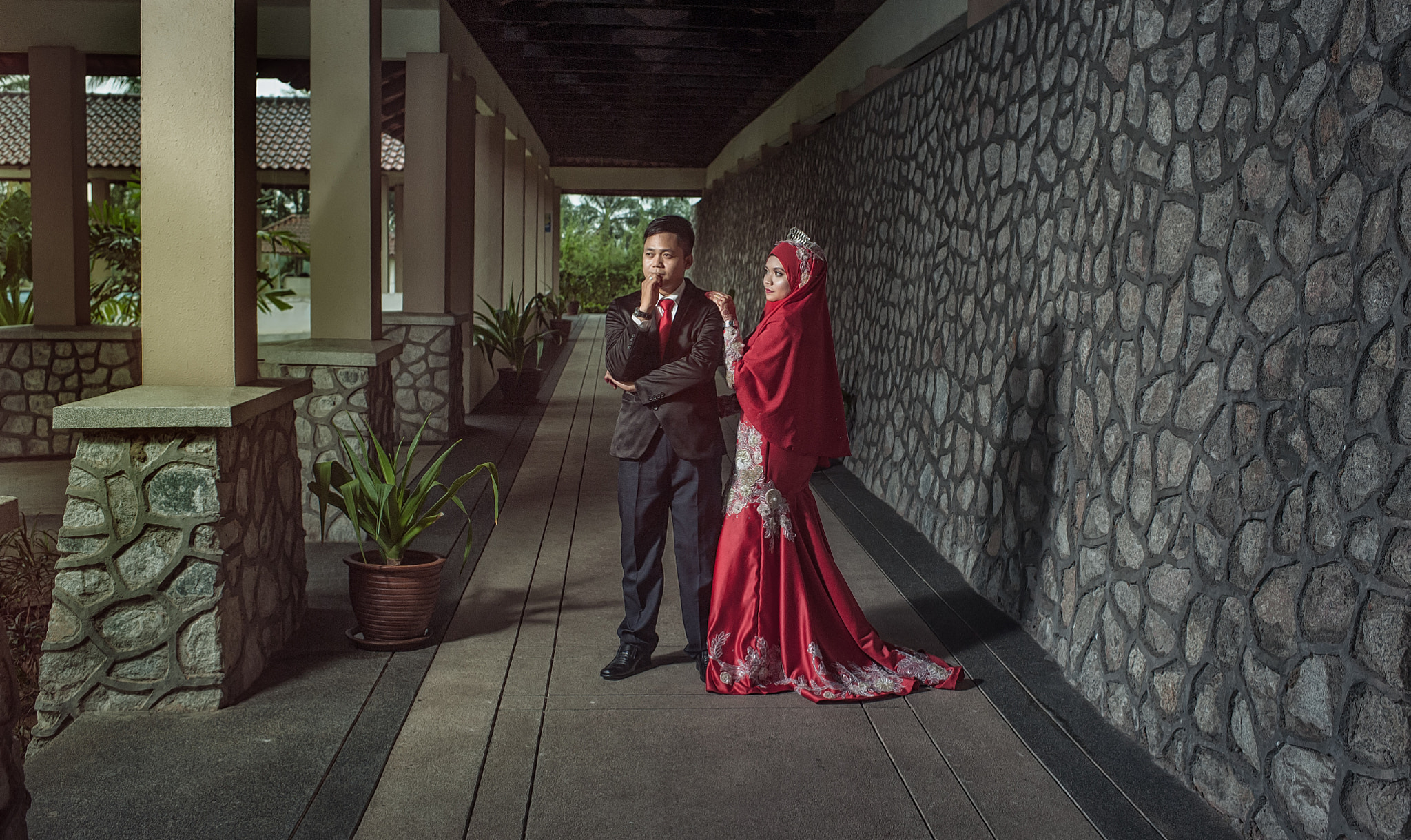 Nikon D3 + Nikon AF-S Nikkor 35mm F1.4G sample photo. Naquiddin & ika photography