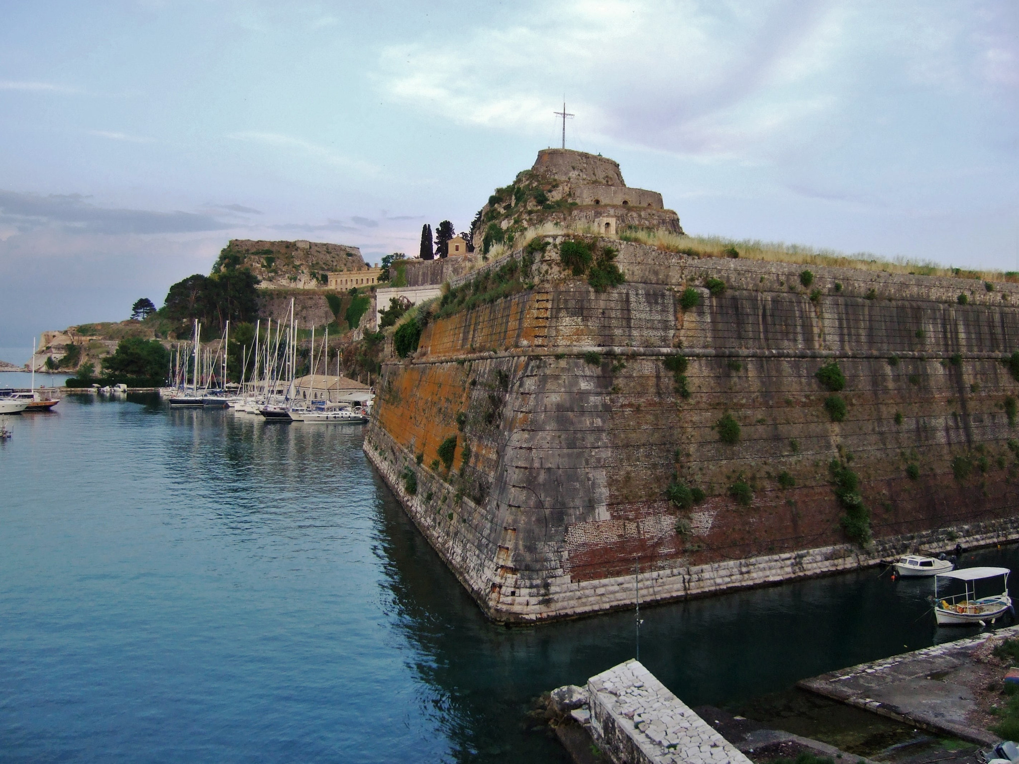 Fujifilm FinePix F31fd sample photo. Bastion martinego - old fortress - corfu photography