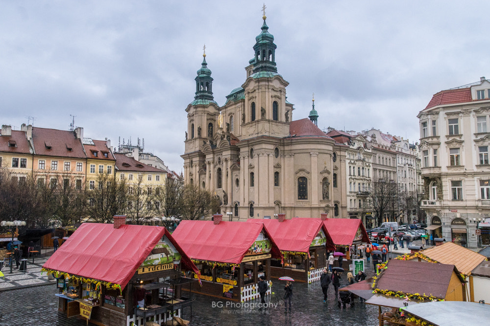 Sony a7 II + Canon EF 85mm F1.2L II USM sample photo. Prague easter markets. photography