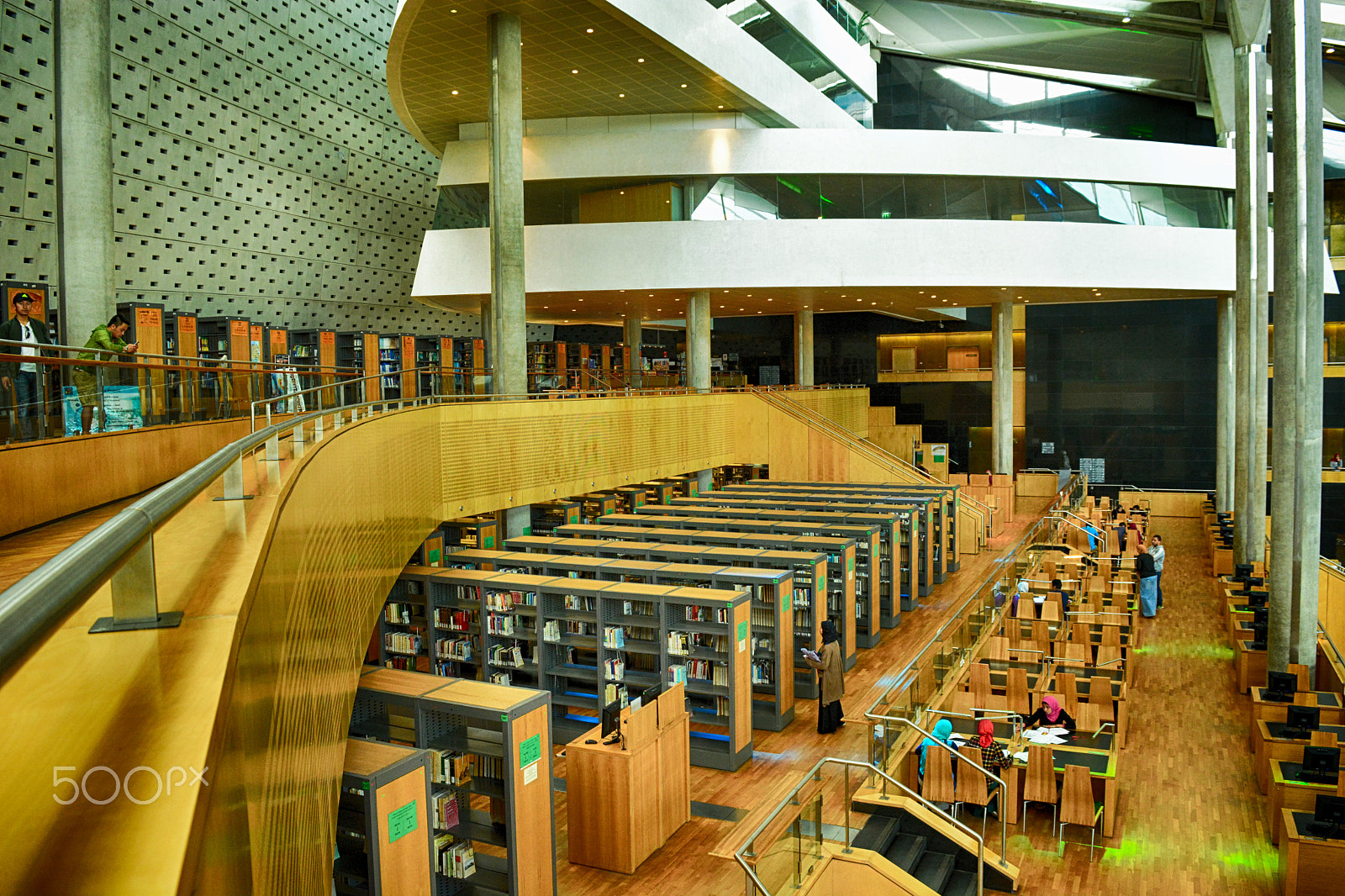 Nikon D5200 + Nikon AF Micro-Nikkor 200mm F4D ED-IF sample photo. Bibliotheca alexandrina photography