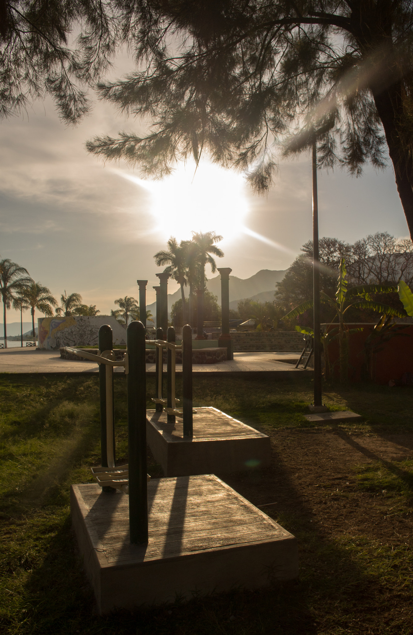 Nikon 1 V1 sample photo. Malecon sunset ajijic, mexico photography