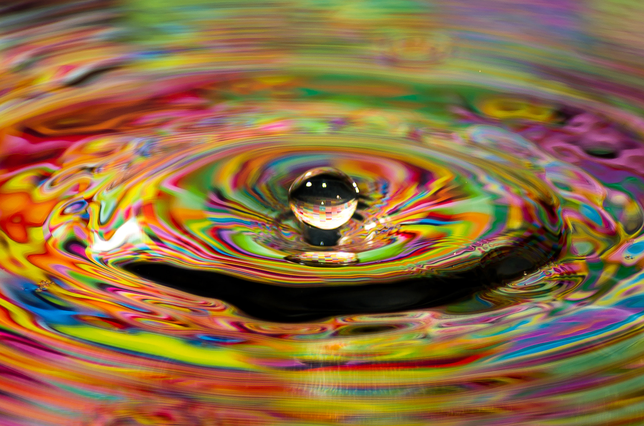 Pentax smc DA* 300mm F4.0 ED (IF) SDM sample photo. Waterdrop photography