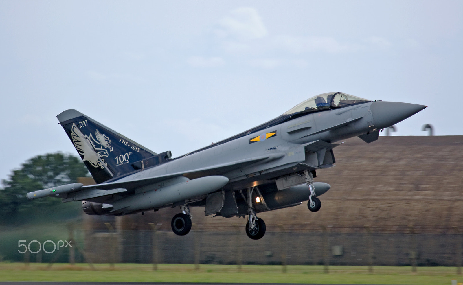 Canon EF 100-400mm F4.5-5.6L IS USM sample photo. Eurofighter typhoon, 'dixie' photography