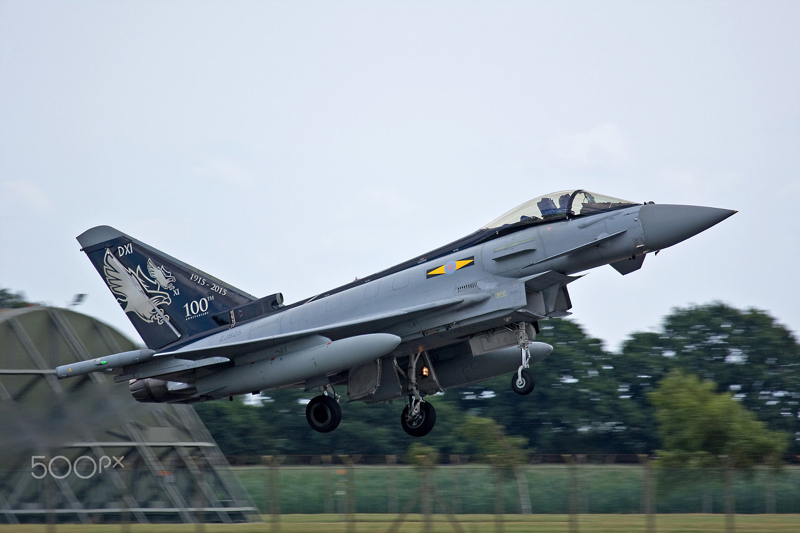 Canon EF 100-400mm F4.5-5.6L IS USM sample photo. Eurofighter typhoon, 'dixie' photography