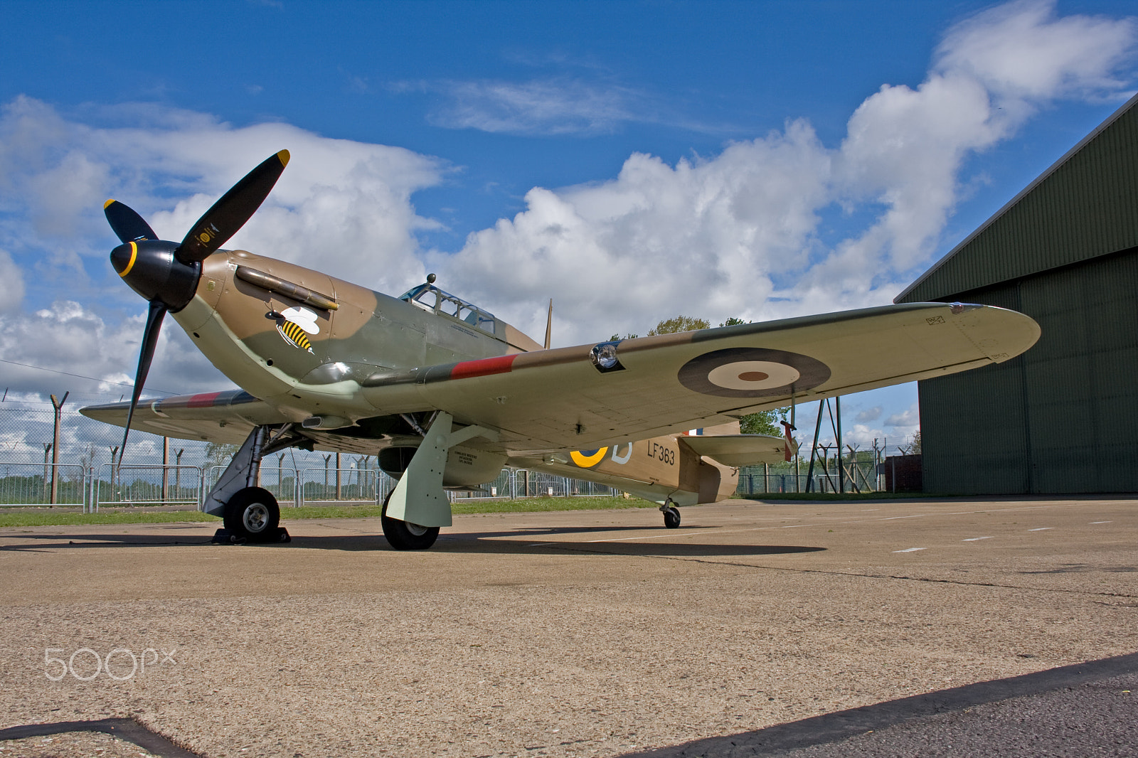 Canon EOS 40D sample photo. Hawker hurricane mk.iic, lf363 photography