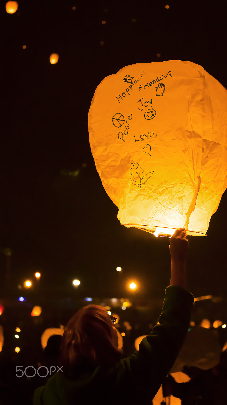 Sony DT 55-300mm F4.5-5.6 SAM sample photo. Lanterns of lanternfest photography