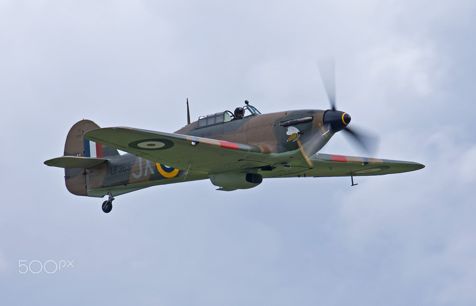 Canon EF 100-400mm F4.5-5.6L IS USM sample photo. Hawker hurricane mk.iic, lf363 photography