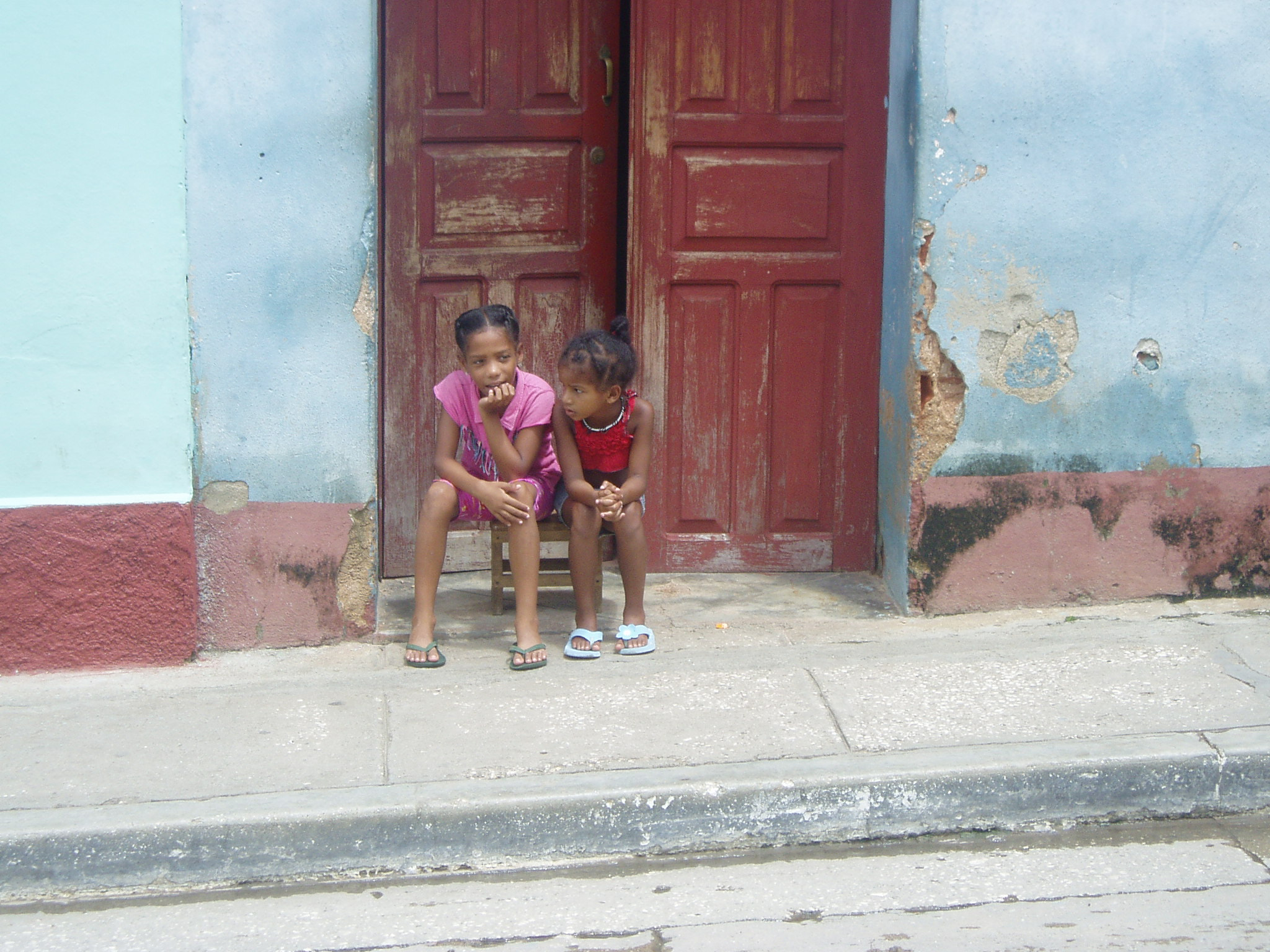 Olympus u10D,S300D,u300D sample photo. Cuban kids photography