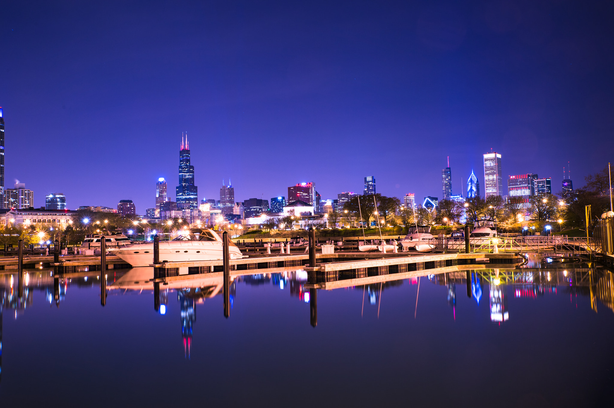 Nikon Df sample photo. Burnham harbor, chicago photography