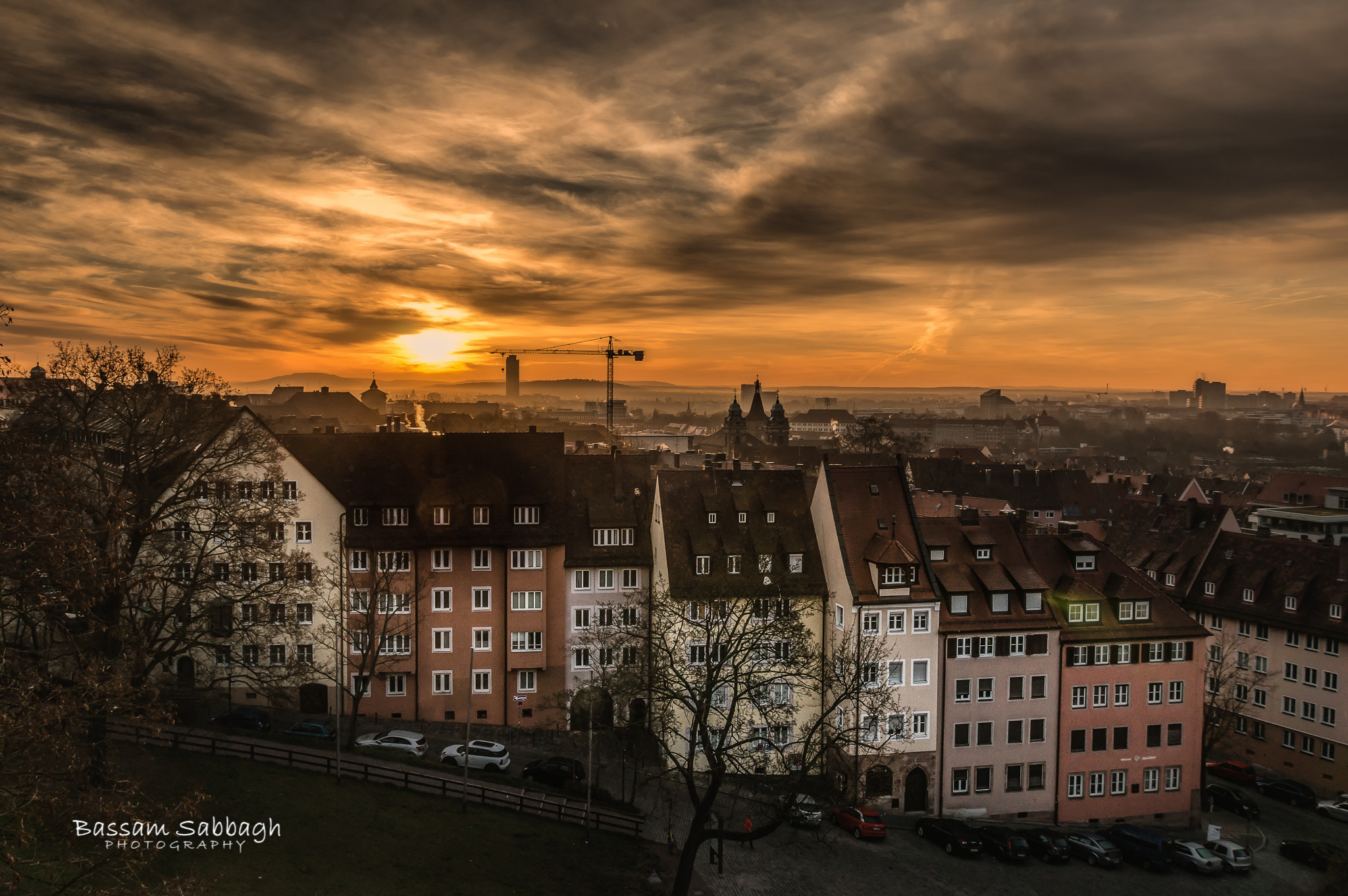 Sony E 18-200mm F3.5-6.3 OSS LE sample photo. Nurnberg sunrise photography
