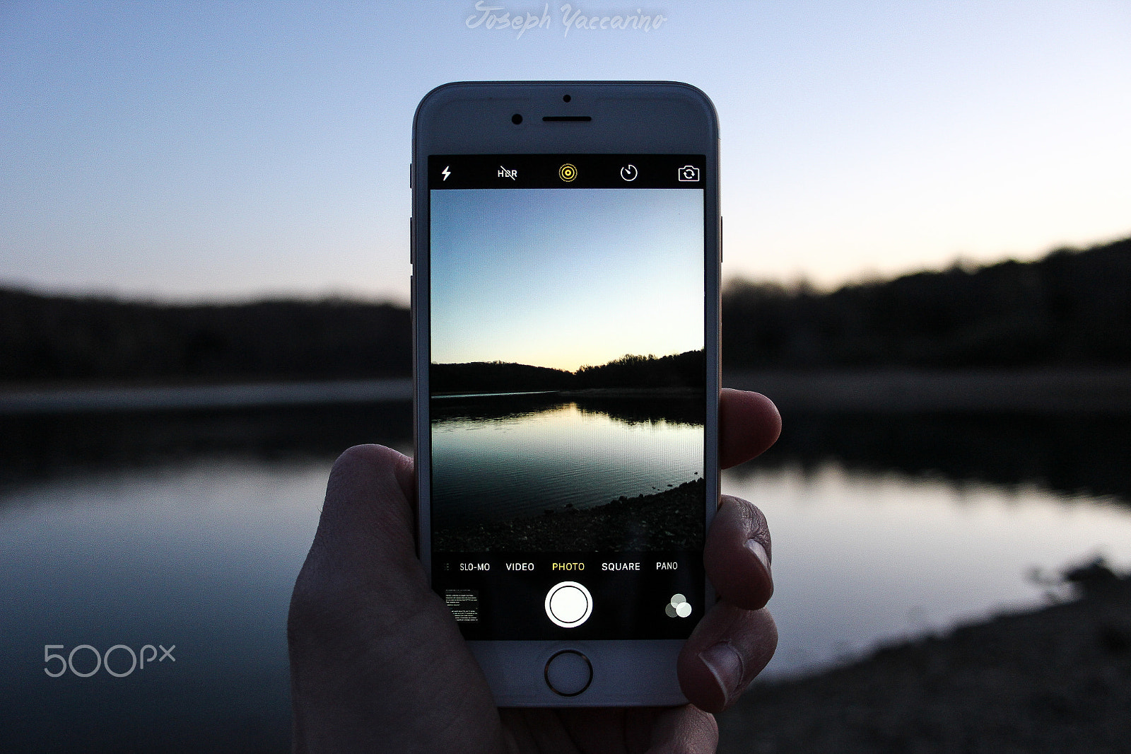 Canon EF-S 18-55mm F3.5-5.6 sample photo. Round valley reservoir in new jersey at sundown photography