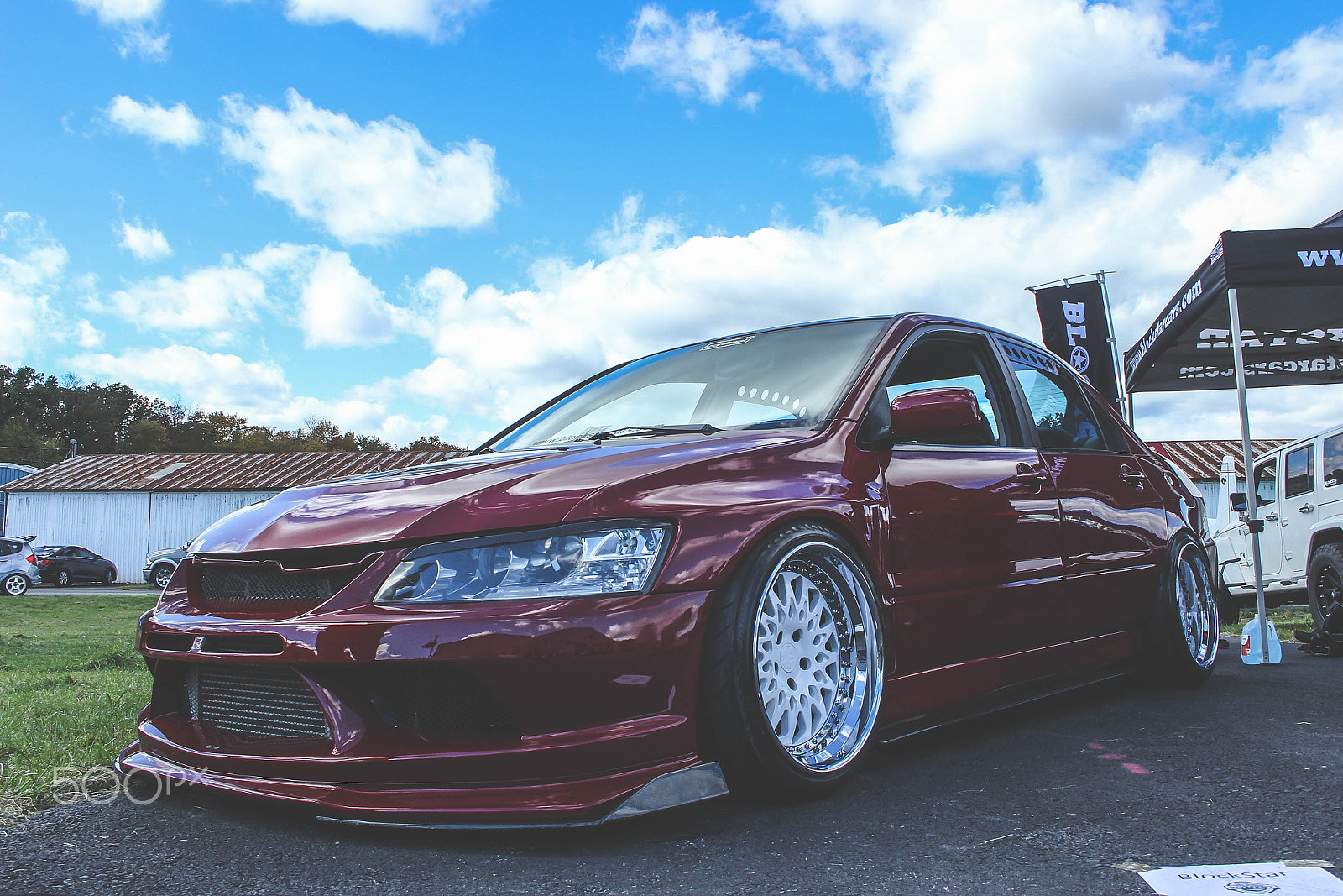 Canon EF-S 18-55mm F3.5-5.6 sample photo. Mitsubishi evo photography