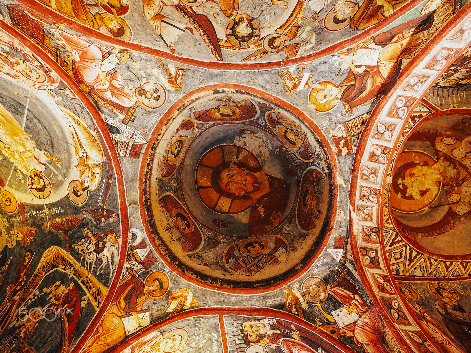 Olympus OM-D E-M1 + Panasonic Lumix G Vario 7-14mm F4 ASPH sample photo. Monastery mosaic photography