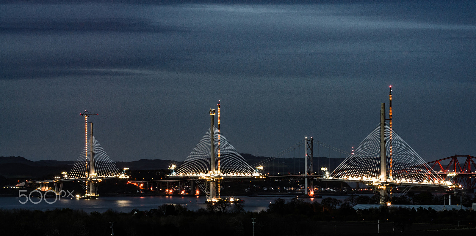 Sony Alpha DSLR-A550 sample photo. Forth bridge photography