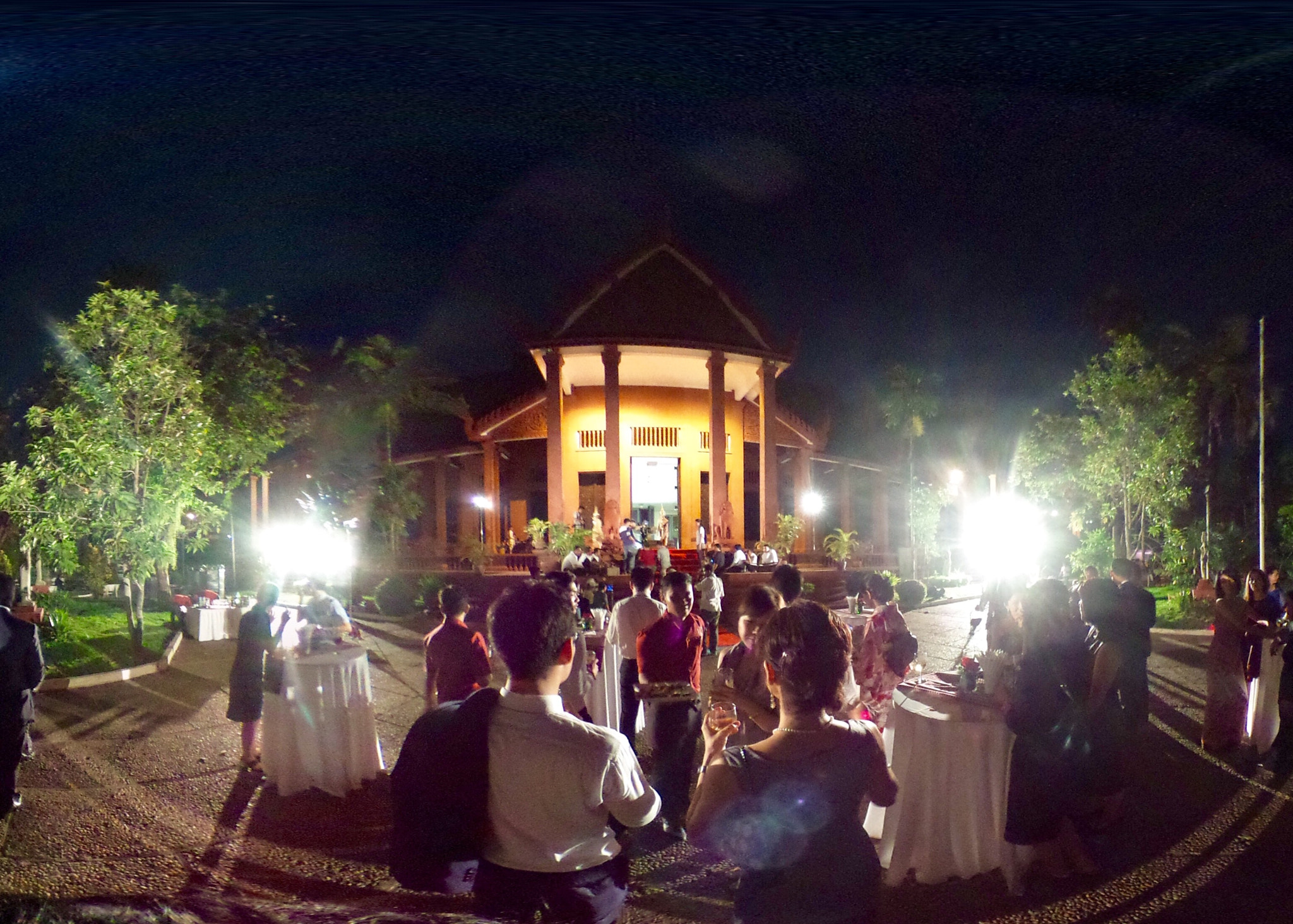 Ricoh Theta S sample photo. Shooting film @phnom penh museum photography