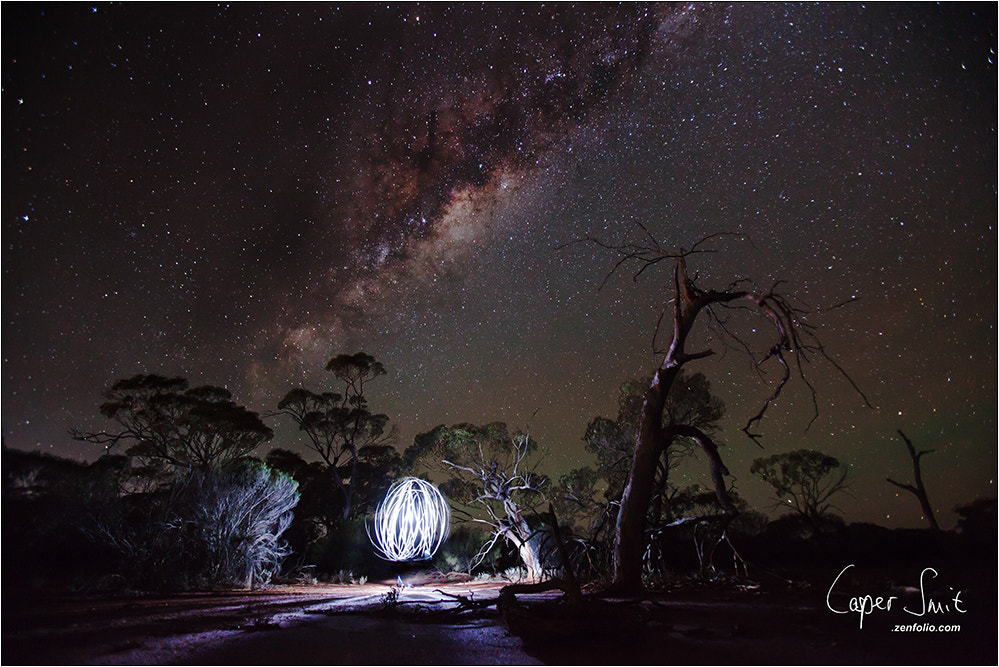 Canon EOS 5D Mark II + Canon EF 16-35mm F2.8L USM sample photo. Night sky orb and airglow photography