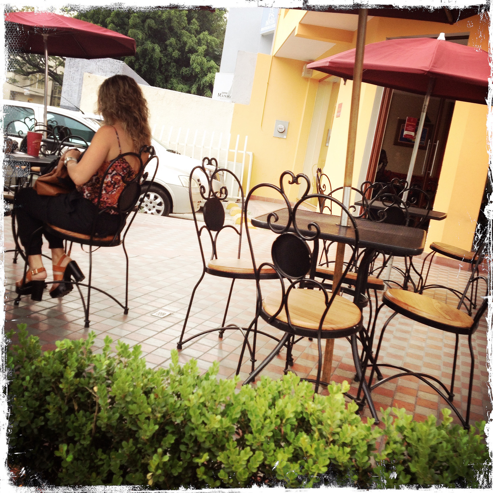 Hipstamatic 278 sample photo. Isolated girl photography