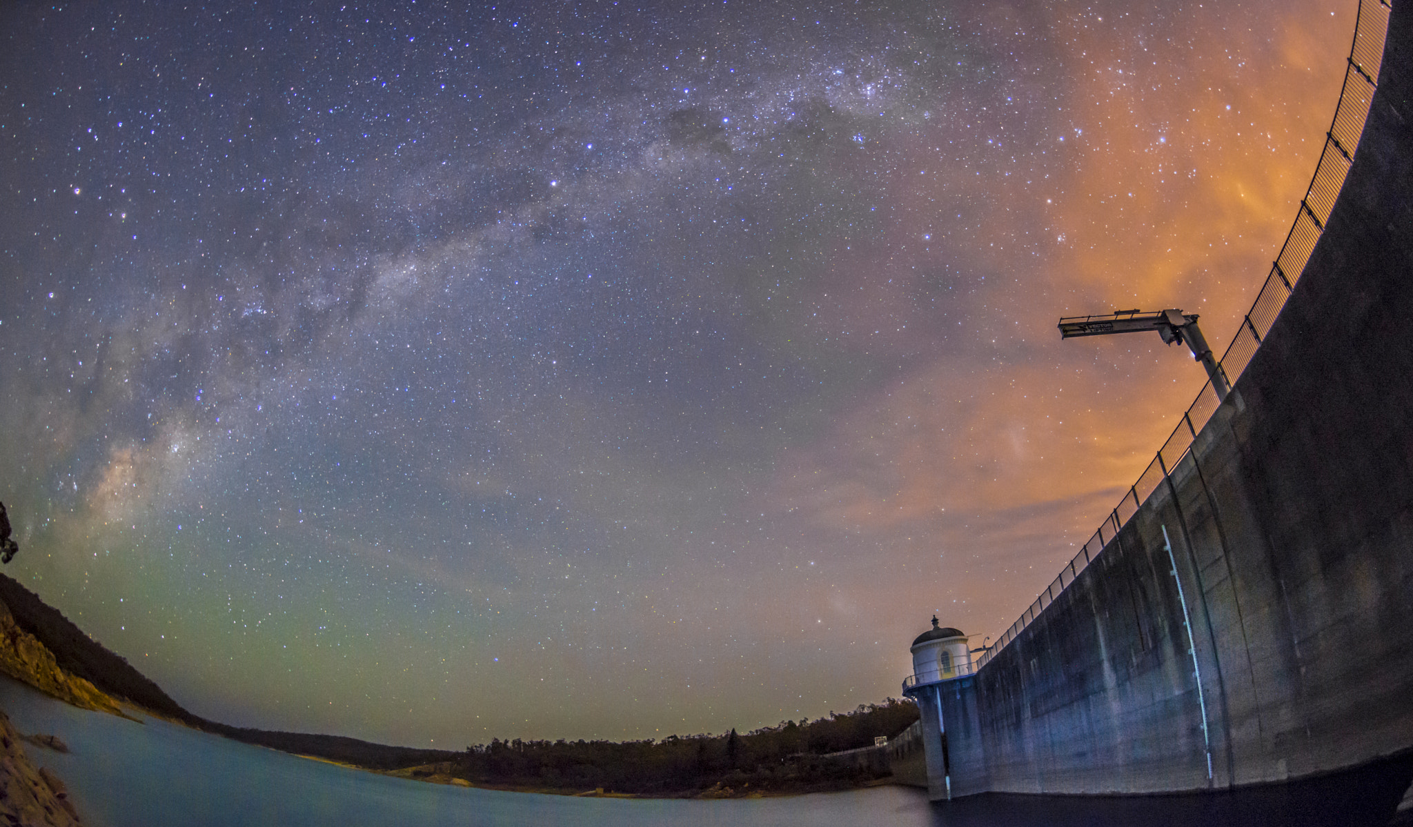 Nikon AF DX Fisheye-Nikkor 10.5mm F2.8G ED sample photo. The weir photography