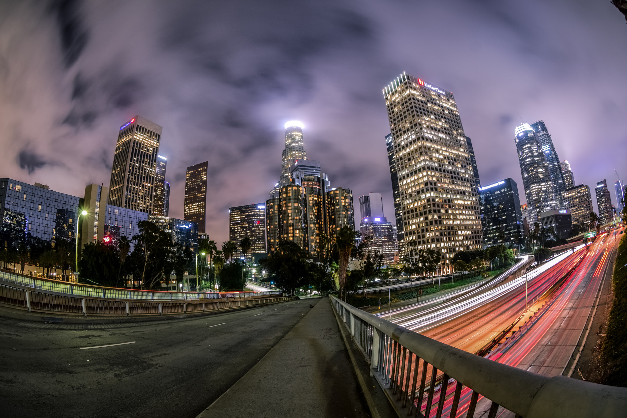 Nikon AF DX Fisheye-Nikkor 10.5mm F2.8G ED sample photo. Downtown la, ca. photography