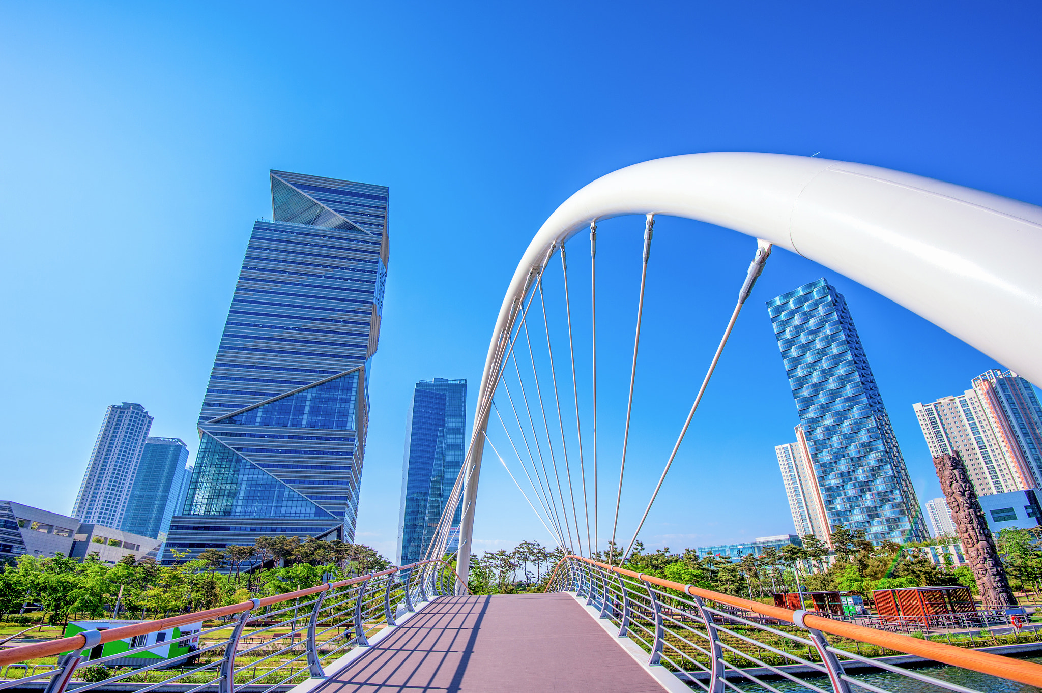 Nikon D4S sample photo. Incheon, south korea - may 20 : songdo central park is the green photography