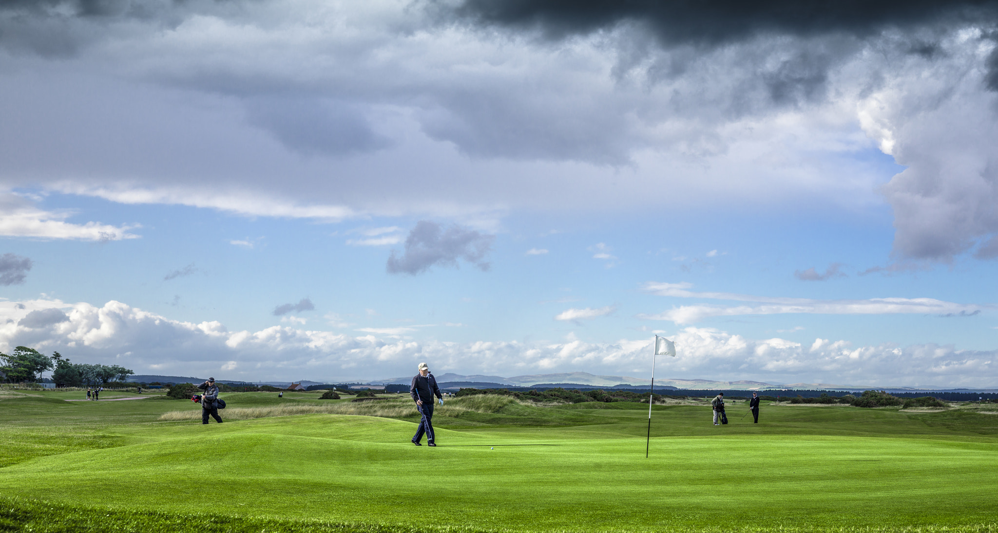 Hasselblad H3D + HC 80 sample photo. Scottish golf landscapes photography