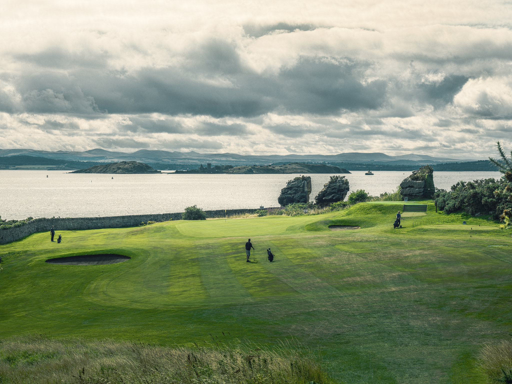 Hasselblad H3D sample photo. Scottish golf landscapes photography