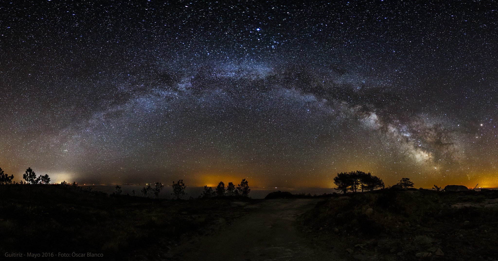15mm F2.8 sample photo. Vía láctea desde guitiriz photography