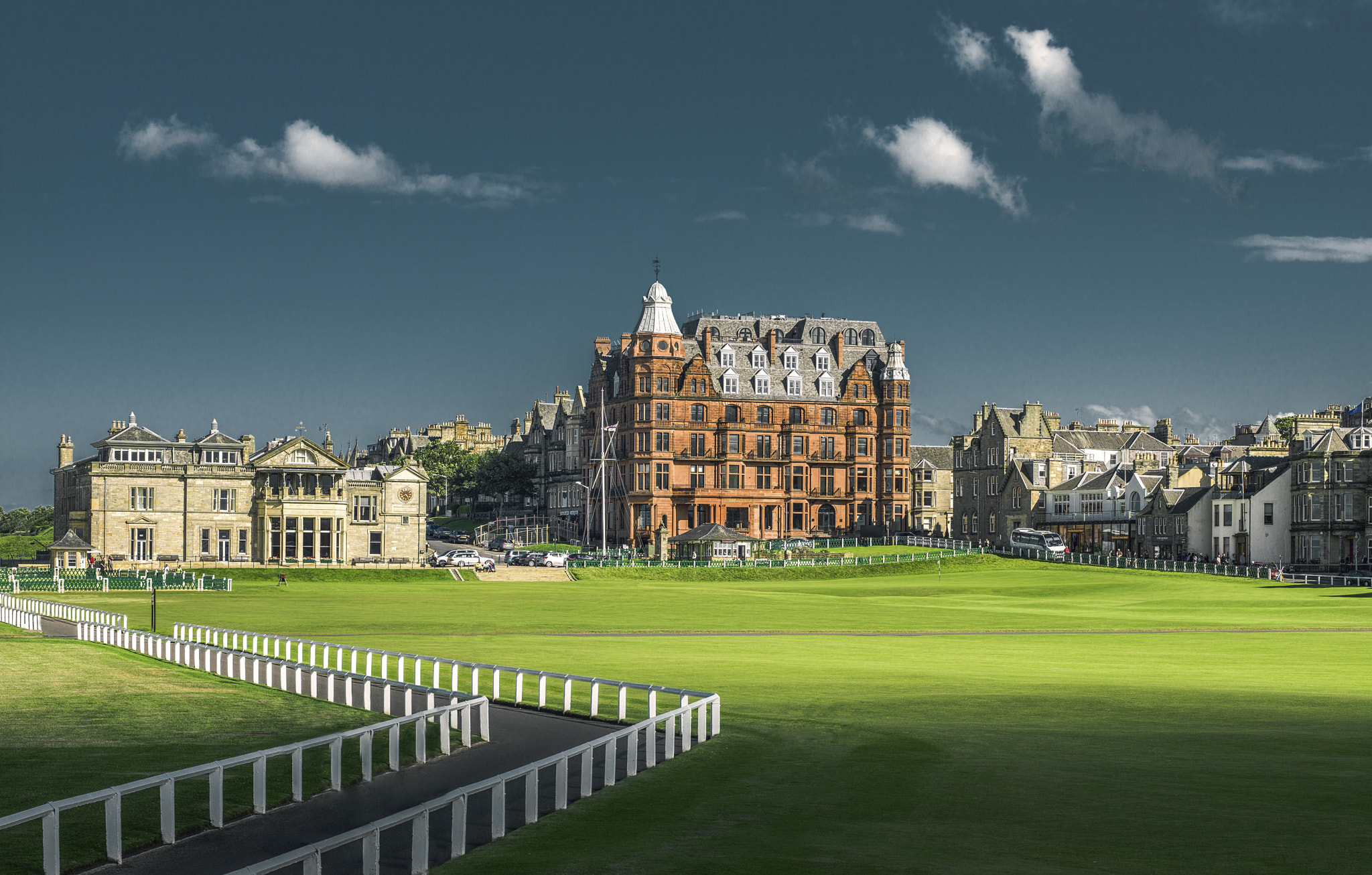 Hasselblad H3D sample photo. Scottish golf landscape photography