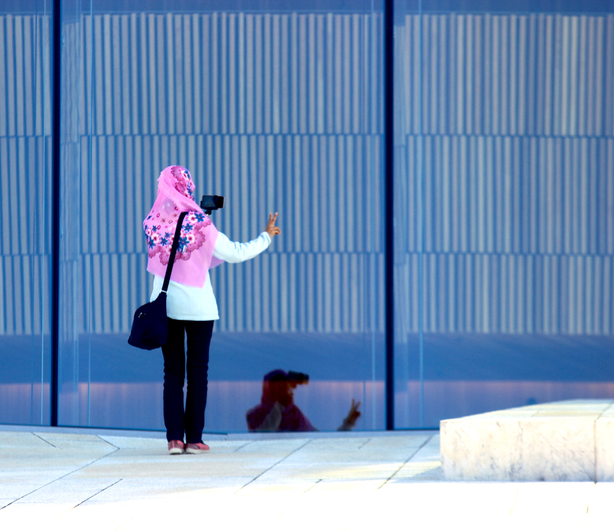 Sigma 70-200mm F2.8 EX DG OS HSM sample photo. Selfie in the window photography